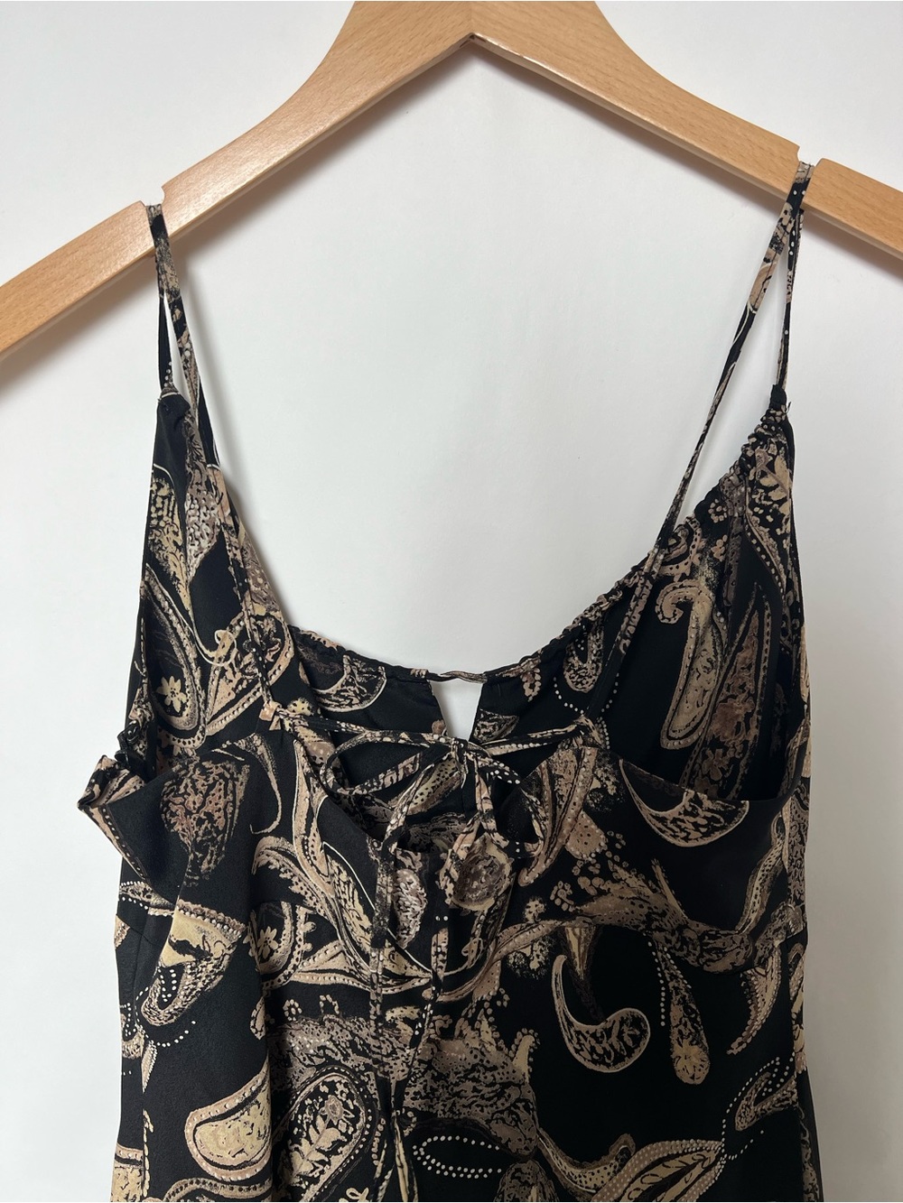 Vintage 90s Express World Brand Paisley Babydoll Slip Dress 9/10 - Picture 6 of 10